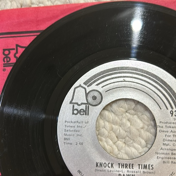 Knock Three Times Record. Excellent condition. - Picture 3 of 3